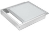 Rámček na povrchovú montáž pre LED panely 60x60 Hliník Biely Ecolight