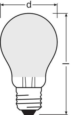LED žiarovka E27 A60 5,8W = 60W 806lm 4000K neutrálna biela 300° CRI90 Stmievateľná Ledvance