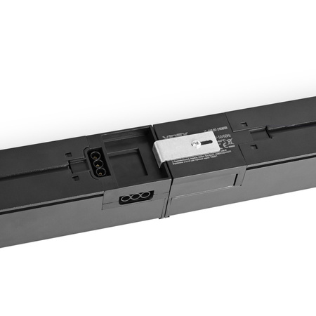 Modulárna povrchová panelová lampa LED 24W 2400lm 5000K, studená biela Black Videx