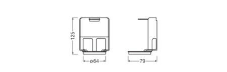 Smerový deflektor pre 4000lm žiarovky HQL Ledvance LED
