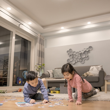 3x LED panel Zapustené LED svietidlo 5,5W 550lm 4000K White Meson Philips