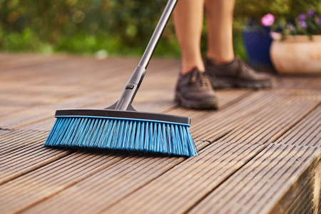 Uličný zametací stroj Široká záhradná metla IDEAL PRO CELLFAST