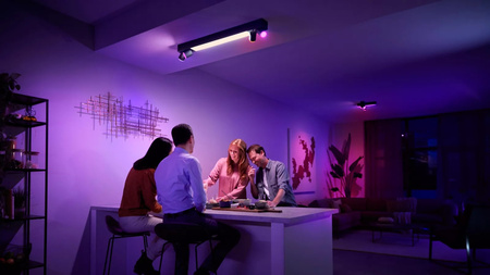 LED reflektorové stropné svietidlo 56,8 W 4400 lm IP20 biele a farebné RGB + TW White Smart SMART Zigbee Bluetooth Centris Philips HUE