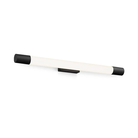 LED 10W 1500lm 2700K 60cm IP44 Čierna zrkadlová lampa Philips