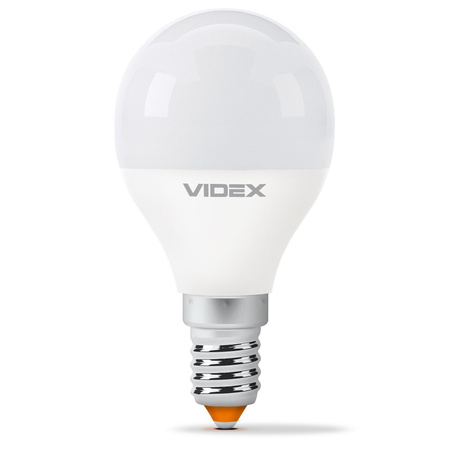 LED žiarovka E14 G45 guľka 4W = 33W 380lm 3000K teplá biela 240° Videx