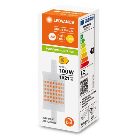 LED žiarovka R7s 12W = 100W 1521lm 2700K teplá biela 300° Dimmable Ledvance