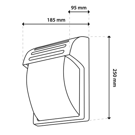 Svietidlo E27 LED 25cm LECOS LUMILED