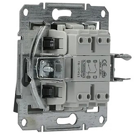 Bipolárny spínač svetla Asfora IP20 antracitový