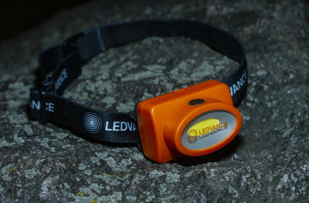 LED hlavová baterka 2,2 W 100 lm 6500 K studená biela oranžová baterka Ledvance