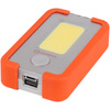 LED dobíjacia kompaktná ručná baterka 4W 400lm 6500K studená biela powerbanka oranžová baterka Ledvance