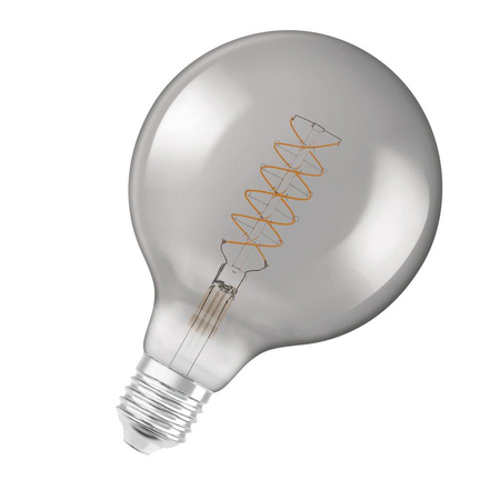 Dekoratívna LED žiarovka G125 Sphere E27 7,8W = 30W 360lm 1800K teplá biela 320° Smoke Filament Dimmable Vintage 1906 Osram