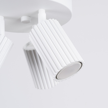 Stropné svietidlo Plafond Tuba Spot 3x GU10 White Carbon Deep Space SL.1544 Sollux