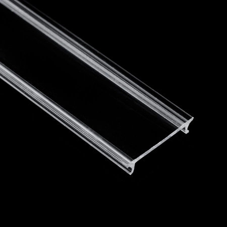 Tienidlo pre povrchovú montáž nábytkového profilu KM48 Transparent 1m