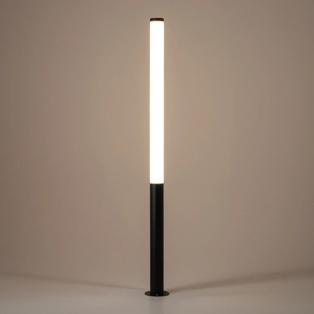 Záhradná lampa Vonkajšia stojaca LED tyč 100W 7800lm 3000K, teplá biela čierny Vodotesná IP54 MIA LED L 11375 Nowodvorski