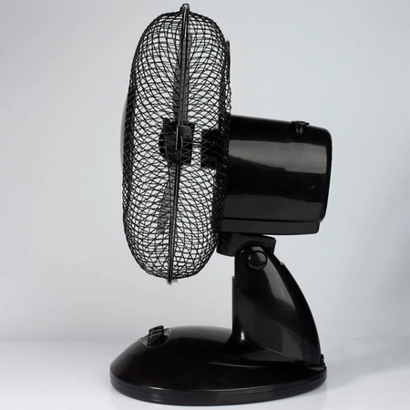 Stolný ventilátor Cirkulácia vzduchu Stojanový veterný ventilátor 37cm 21W čierny