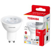 LED žiarovka GU10 7W = 75W 520lm 6500K studená biela TOSHIBA stmievateľný reflektor