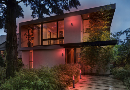 Vonkajšie záhradné svietidlo LED fasádne nástenné svietidlo 7,5 W 320 lm 3000K, teplá biela RGBW Stmievateľné IP44 Grey SMART+ WiFi Flare Ledvance