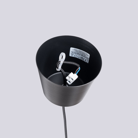 Stropné závesné svietidlo E27 čierne BILO Crimson SL.1703 Sollux