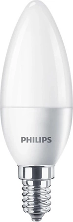 Sada 6x LED žiarovka E14 B35 4,9W = 40W 470lm 2700K teplá biela matná PHILIPS