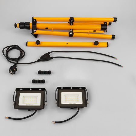 LED reflektor 2x30W Pracovný LED statív 4000K