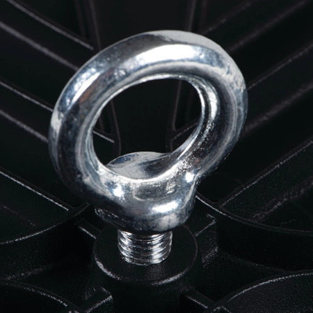 Priemyselné LED svietidlo 100W 10000lm 4000K neutrálna biela 110° IP65 IK05 Round Black HB KANLUX