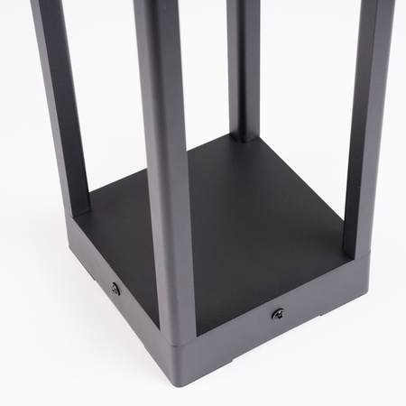 LED 12W 3000K 60cm čierna QUERCUS LUMILED Vonkajšia stojaca záhradná lampa