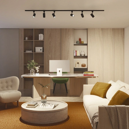 LED svetelná lišta 2 m jednofázová čierna s napájacím zdrojom EasyLink Philips