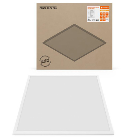 LED panelové stropné svetlo 32W 5220lm 4000K, neutrálna biela stmievateľné povrchovo montované UGR19 biele 62x62cm Flex Ledvance