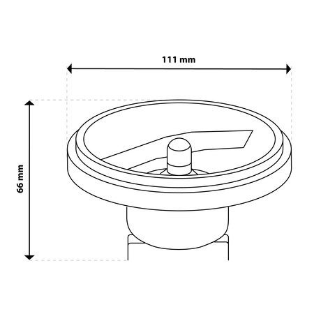 10x LED žiarovka AR111 G53 15W = 100W 1521lm 4000K 12V neutrálna biela 24° Silver LUMILED
