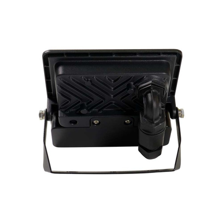 LED reflektor 10W 735lm 4000K IP65 čierny so zásuvkou, senzorom pohybu a funkciou CUT-OFF Samsung Chip VT-118S-B V-TAC