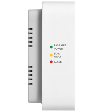 Detektor oxidu uhoľnatého s teplomerom a senzorom vlhkosti