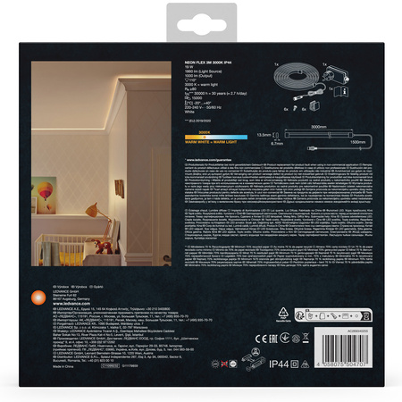 LED pásik vonkajší RGB 19W 1000lm 3000K IP44 Neon Flex Ledvance