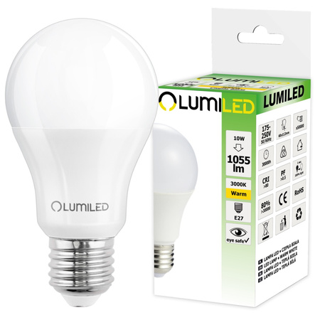 LED stropné svietidlo 41cm 2x E27 Chrome Square + 2x LED žiarovka 10W 3000K Lumiled