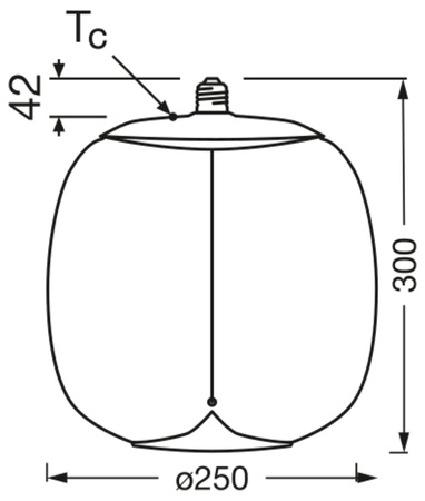 Dekoratívna LED žiarovka E27 3,4W = 25W 250lm 2700K teplá biela 320° Amber Filament Vintage 1906 Osram