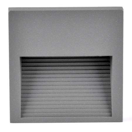 Schodiskové svietidlo 3W 50lm 4000K, neutrálna biela sivá IP44 Q LED Sanico Goldlux