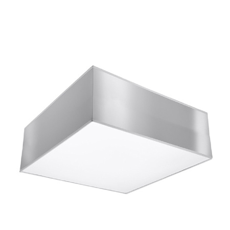 Stropné svietidlo Plafond E27 Square Grey Minimalist Horus Sollux