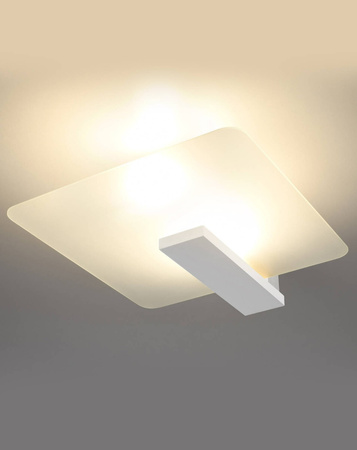 Stropné svietidlo Plafond 2x E27 Square Luminary Square White Škandinávsky Lappo Sollux