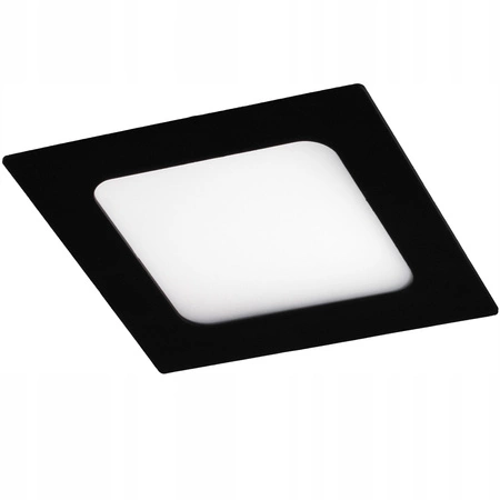 Plafond LED panel 6W 4000K 360lm 11cm Square Surface mounted Black