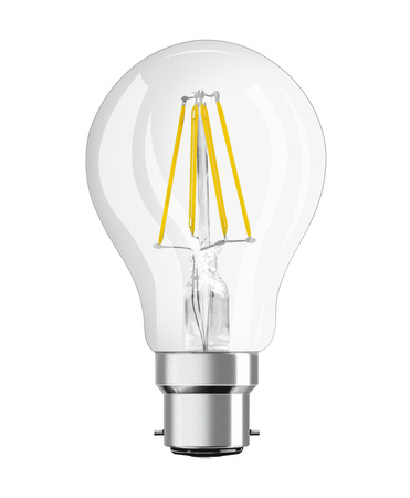 LED žiarovka A60 B22d 7W = 60W 806lm 2700K teplá biela 300° Dimmable Retrofit Filament CLASSIC Osram