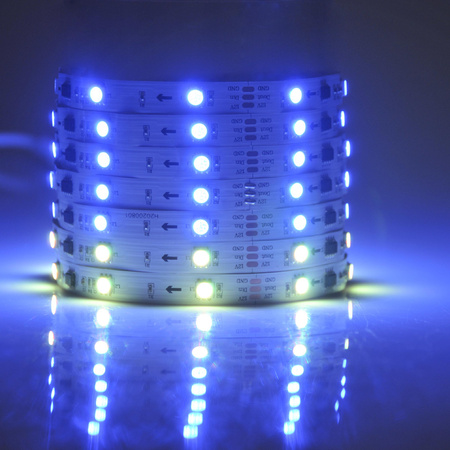 LED pásik RGB 24W 400lm 120° biely stmievateľný Sanico Goldlux