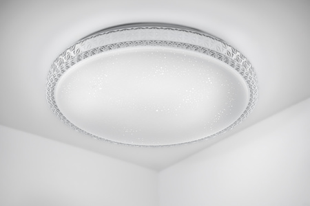 LED stropný plafón AGA2 72W IP44 CCT biely okrúhly 50cm + LUMILED PILOT