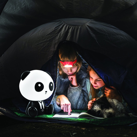 Dekoratívna LED lampa 2,5 W 59 lm biela čierna stmievateľná Panda Sanico Goldlux