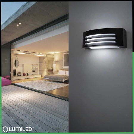 Záhradné nástenné svietidlo E27 LED KERIO LUMILED