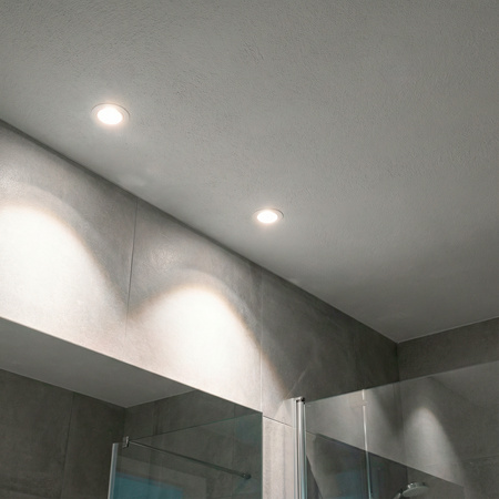 Svietidlo HALOGEN na zapustenú montáž Pohyblivé kruhové svietidlo AURELI White Sheet MR16 GU10