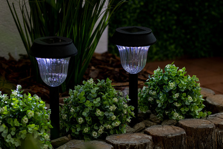 LED solárne záhradné svietidlo Drive 5500-6000K IP44 38cm súmrakový senzor