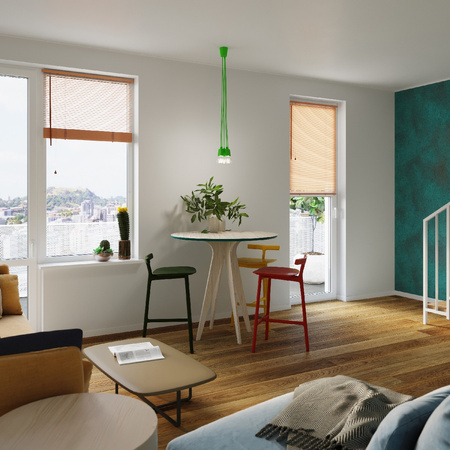 Stropné závesné svietidlo E27 Nepravidelná zelená Moderné Diego Sollux