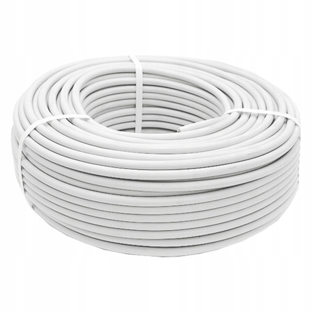 Elektrický kábel YTKSY 2X2X0,5MM WHITE 1m