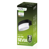 Vonkajšie nástenné svietidlo LED Záhradné nástenné svietidlo Teplé 4000K 5W IP54 SEVIA Black LUMILED
