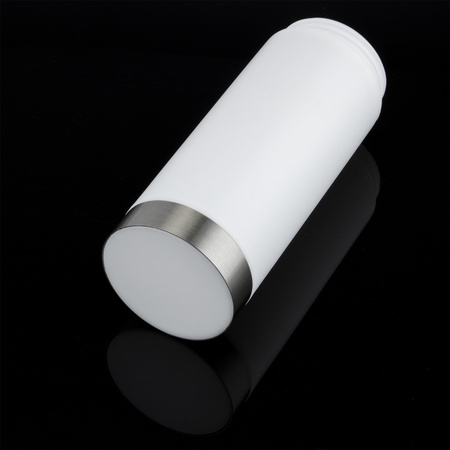 Záhradný stojaci vonkajší LED stĺp E27 strieborný IP44 Manila 65cm Masterled