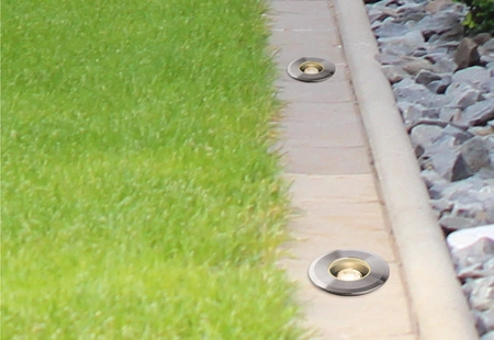 LED zemná zásuvka 2W 80lm 3000K, teplá biela strieborná Vodotesná IP67 PICCO LED M 9105 Nowodvorski